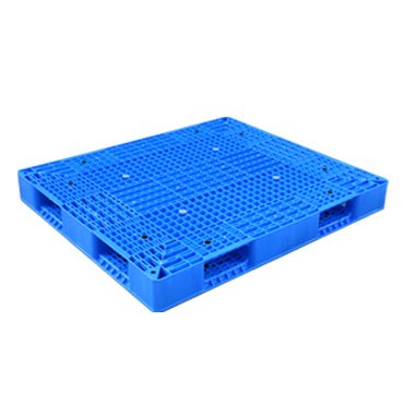 Reversible plastic pallet