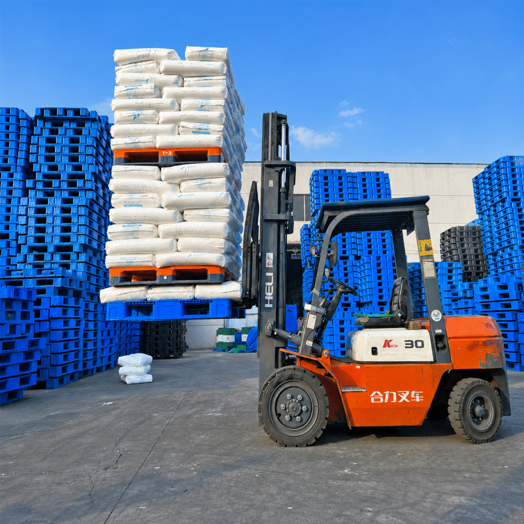 heavy duty plastic pallet for warehouse & logistics