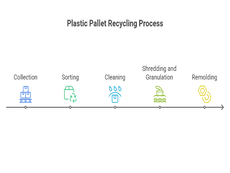 how are plastic pallets recycled visual selection