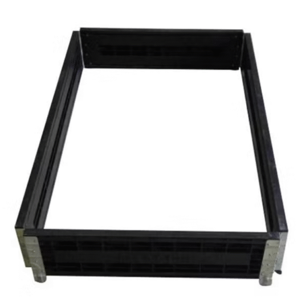 black plastic pallet collar