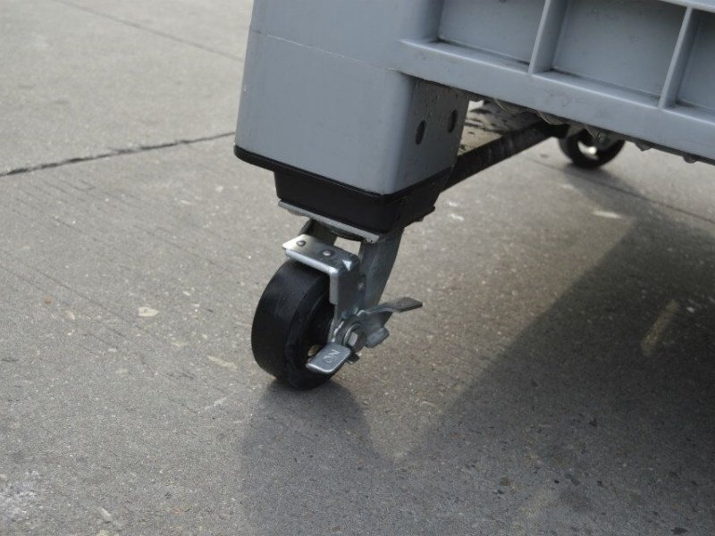 collapsible plastic pallet box wheels