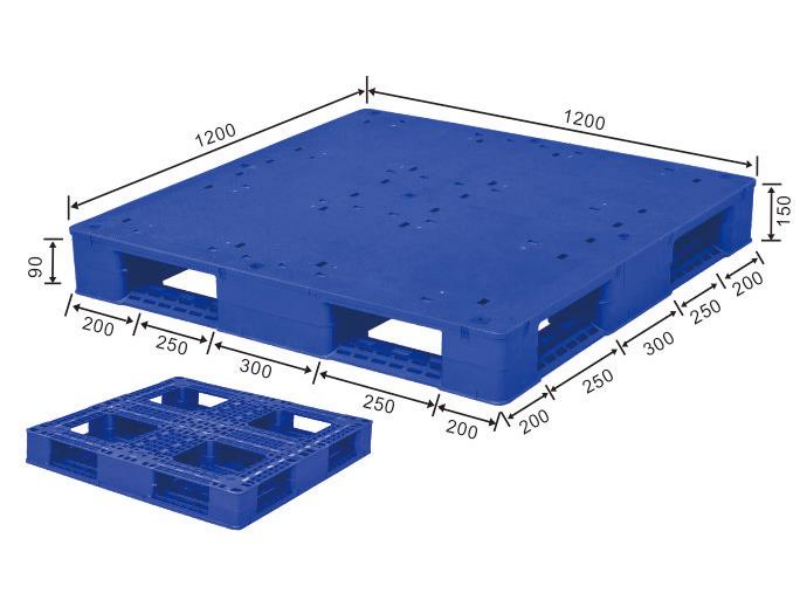 rackable plastic pallet h1212ptb