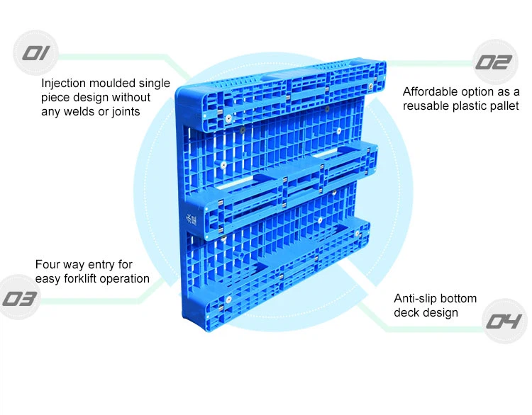 china rackable plastic pallet