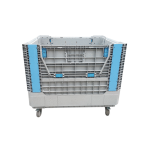 plastic pallet box on wheels