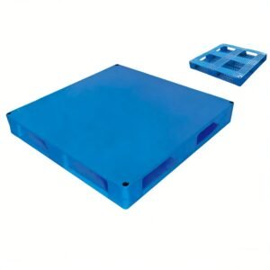 full perimeter plastic pallet 6 runners solid deck | enl b 1212b