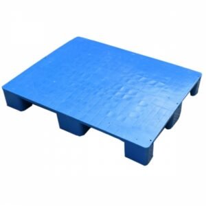 Paleta de plástico para pisos de 800x600 con 9 patas | cubierta superior sólida