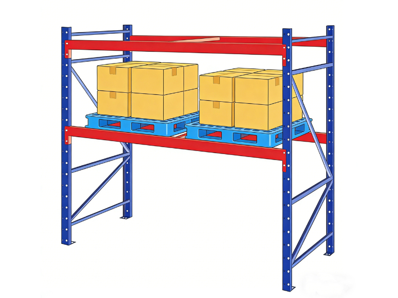 capacidad de carga de rack de paletas