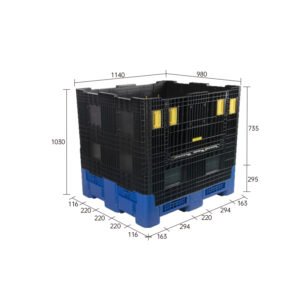caja de palets industrial de 1140 × 980 mm (5)