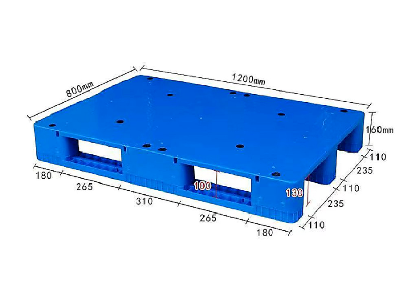 1200 × 800 mm plastic euro pallet | heavy duty & rackable