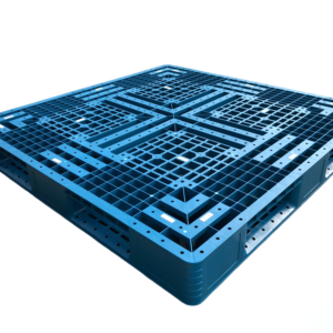 1400 x 1400 mm full perimeter 6 runners plastic pallets grid deck | 2431414
