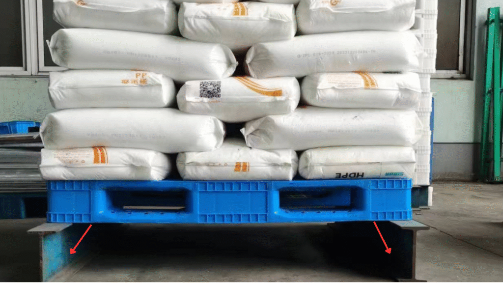 pallet racking simulation test