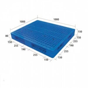 1000 x 1100 mm double side solid plastic pallet | stackable