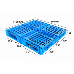 1100 x 1100 mm modular plastic pallet
