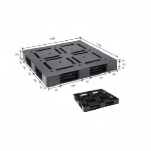 1100 x 1100 x 150mm asian size plastic pallet | recycled