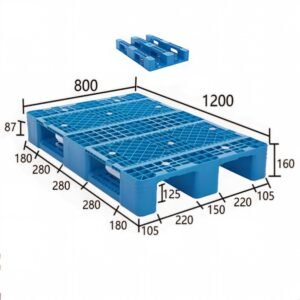 1200 x 800 mm euro pallet | stackable