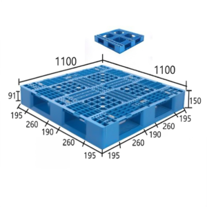 1100 x 1100 mm iso asian stackable plastic pallet