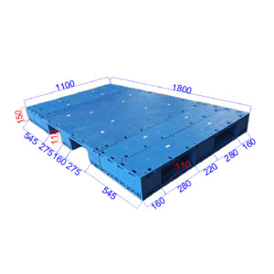 1100 x 1800 large modular plastic pallet