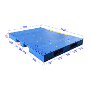1250 x 1800 heavy duty modular plastic pallet