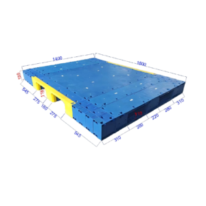 1400 x 1800mm modular plastic pallet | heavy duty large plastic pallet