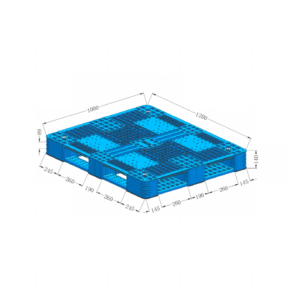 1200 x 1000 epal 2 industrial heavy duty plastic pallet| full perimeter