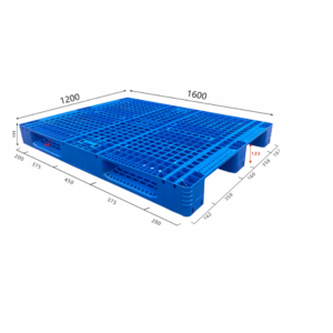 1600 x 1200 mm large size open deck plastic pallet