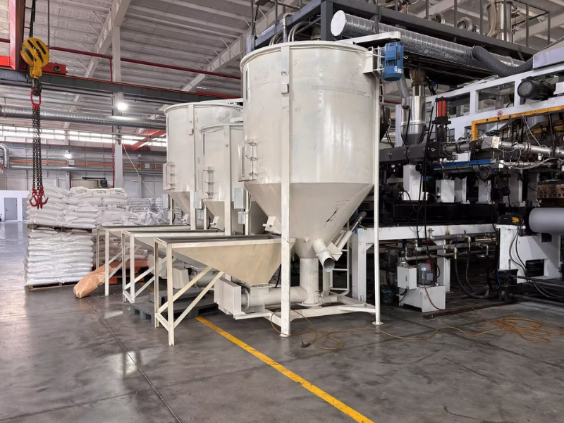 enlightening pallets factory raw material area