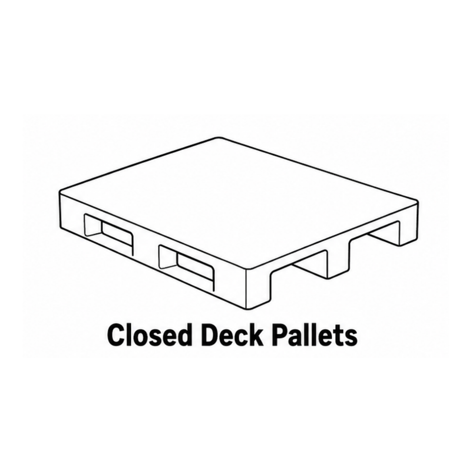 closed deck pallet