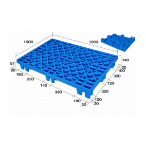 1200 1000 140 mm lightweight logistics pallets