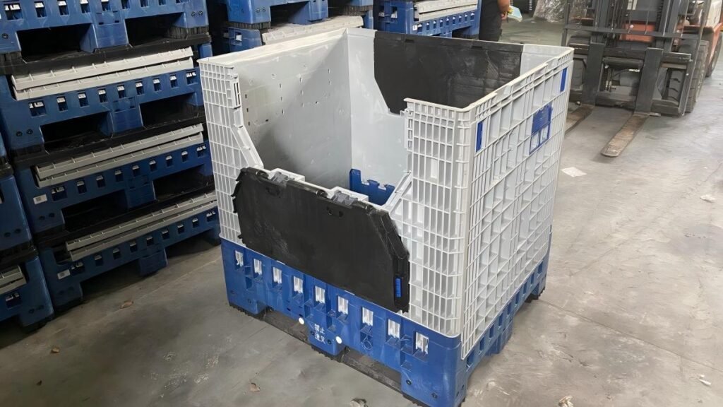 1200 x 1000 x 1200 mm industrial collapsible storage bin