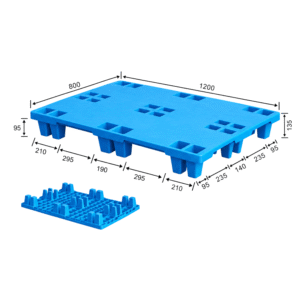 1200 800 135 mm lightweight nestable pallets