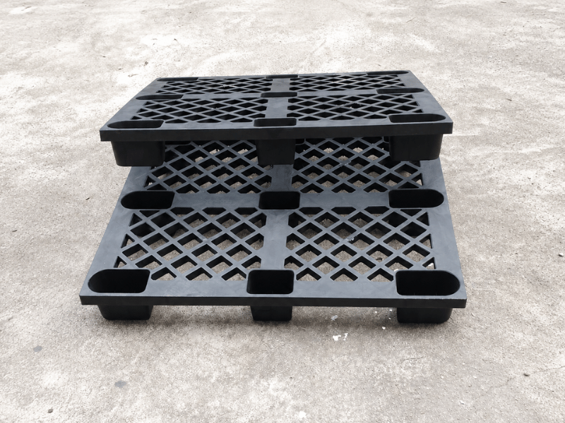 1200 × 1000 × 140 mm nestable one way plastic pallets