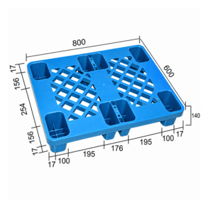 800 × 600mm nestable plastic pallet