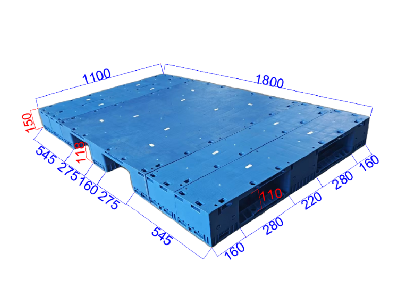 1100 x 1800 large modular plastic pallet