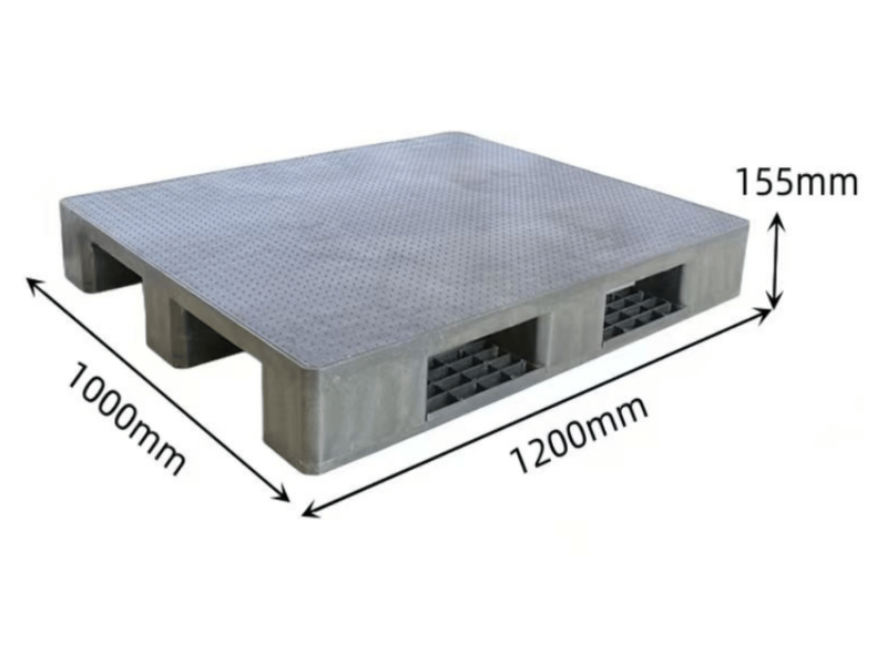 1200 × 1000 compression moulded plastic pallet