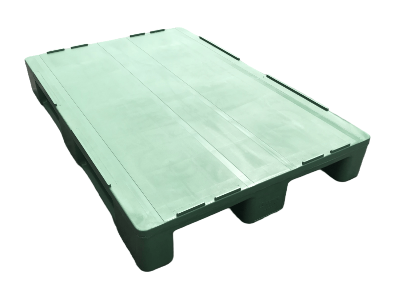 Paleta de plástico europea de 1200 × 800 mm | 1208pgc
