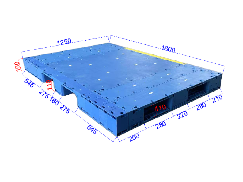 1250 x 1800 heavy duty modular plastic pallet