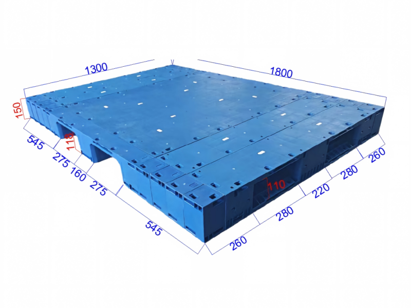 1300 x 1800 splicing plastic pallet for solar panels