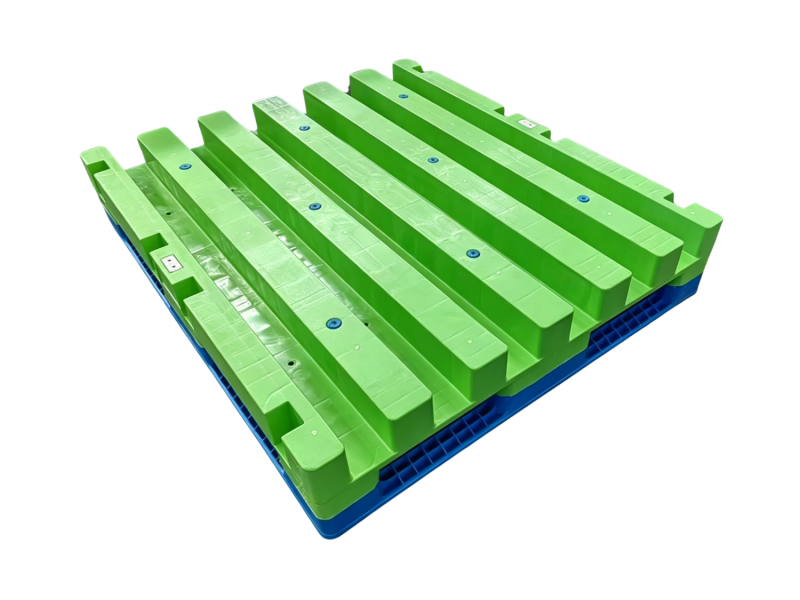 1300×1100 assisted unloading conveyor plastic pallet