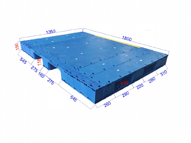 1350 x 1800mm modular plastic pallet | heavy duty large plastic pallet