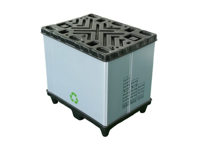 Termoformado al vacío de caja palé de plástico de 1600 × 1140 mm para funda.