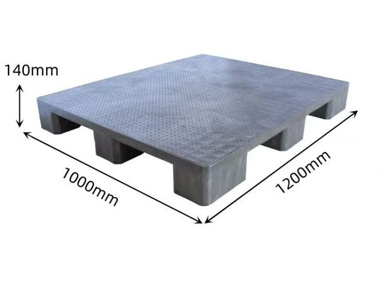 1200 × 1000 compression plastic pallet