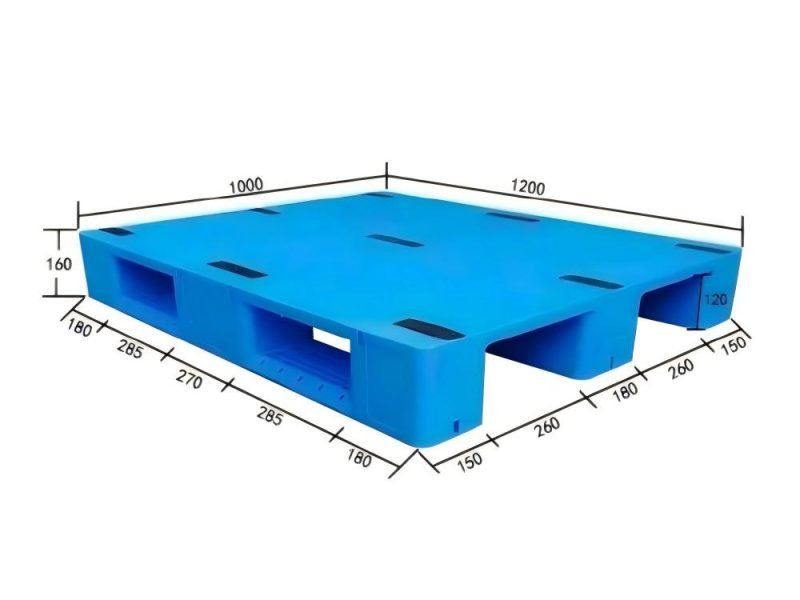 1200 x 1000 mm fda standard hygienic pallet