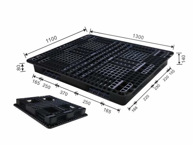 1300 x 1100 6 runner plastic pallet | cp 7