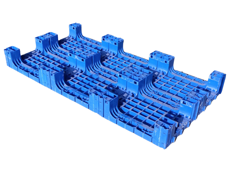 base of spliced modular pop plastic pallet