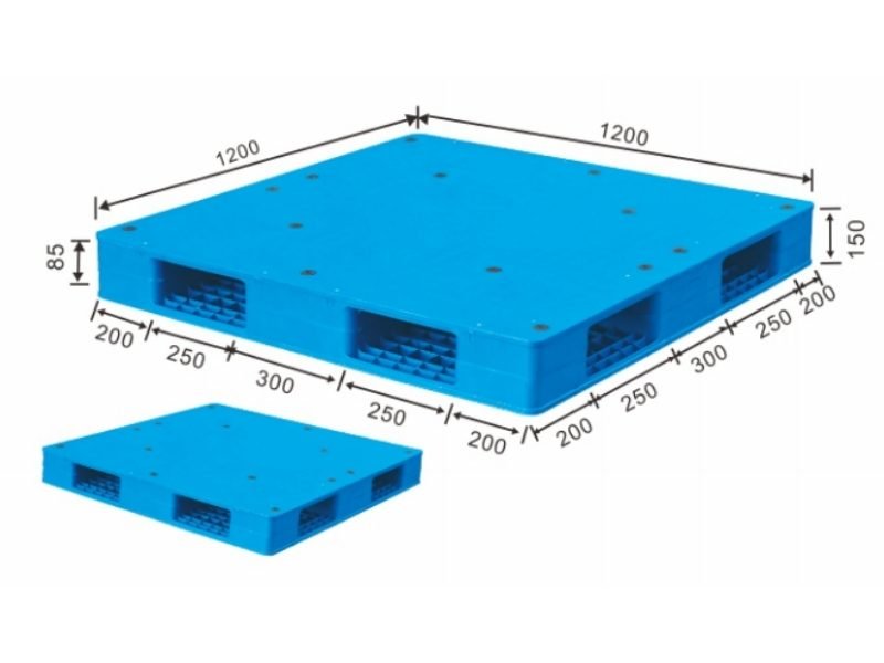 paleta reversible 1200 × 1200 de cubierta sólida | h1212psc