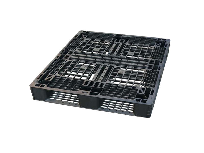 paletas de exportación de plástico 1200x800 mm 6 guías
